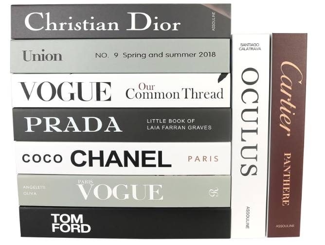 Designer-Style 9-Piece Decorative Book Collection