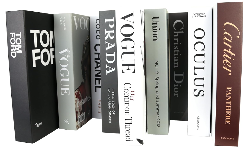 Designer-Style 9-Piece Decorative Book Collection